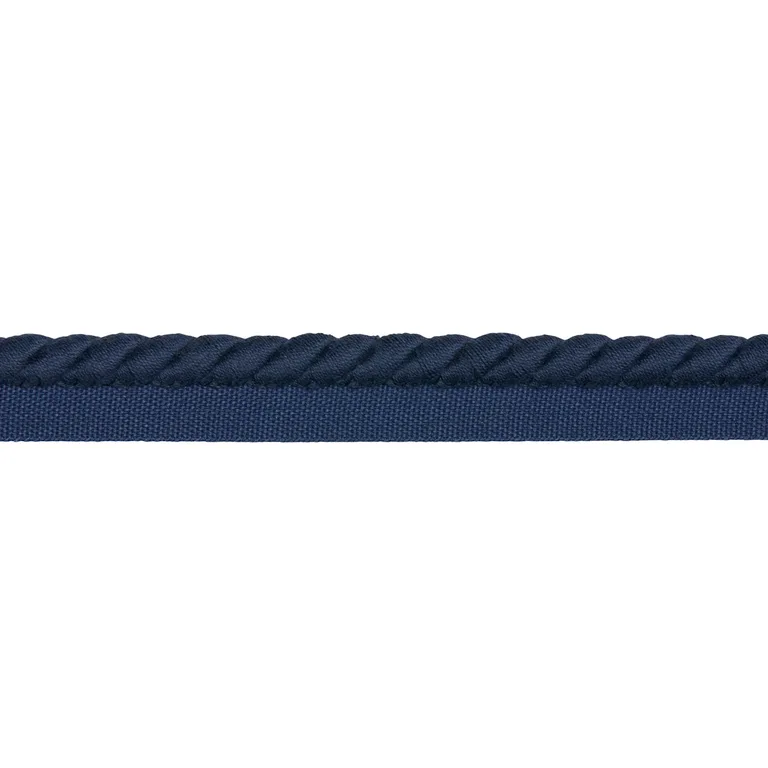 Schumacher Henley Cotton Cord trim in Navy (86515)