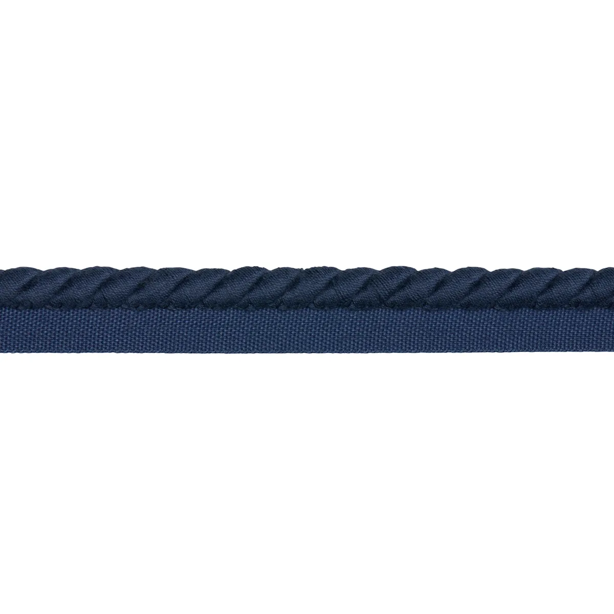 Schumacher Henley Cotton Cord trim in Navy (86515)