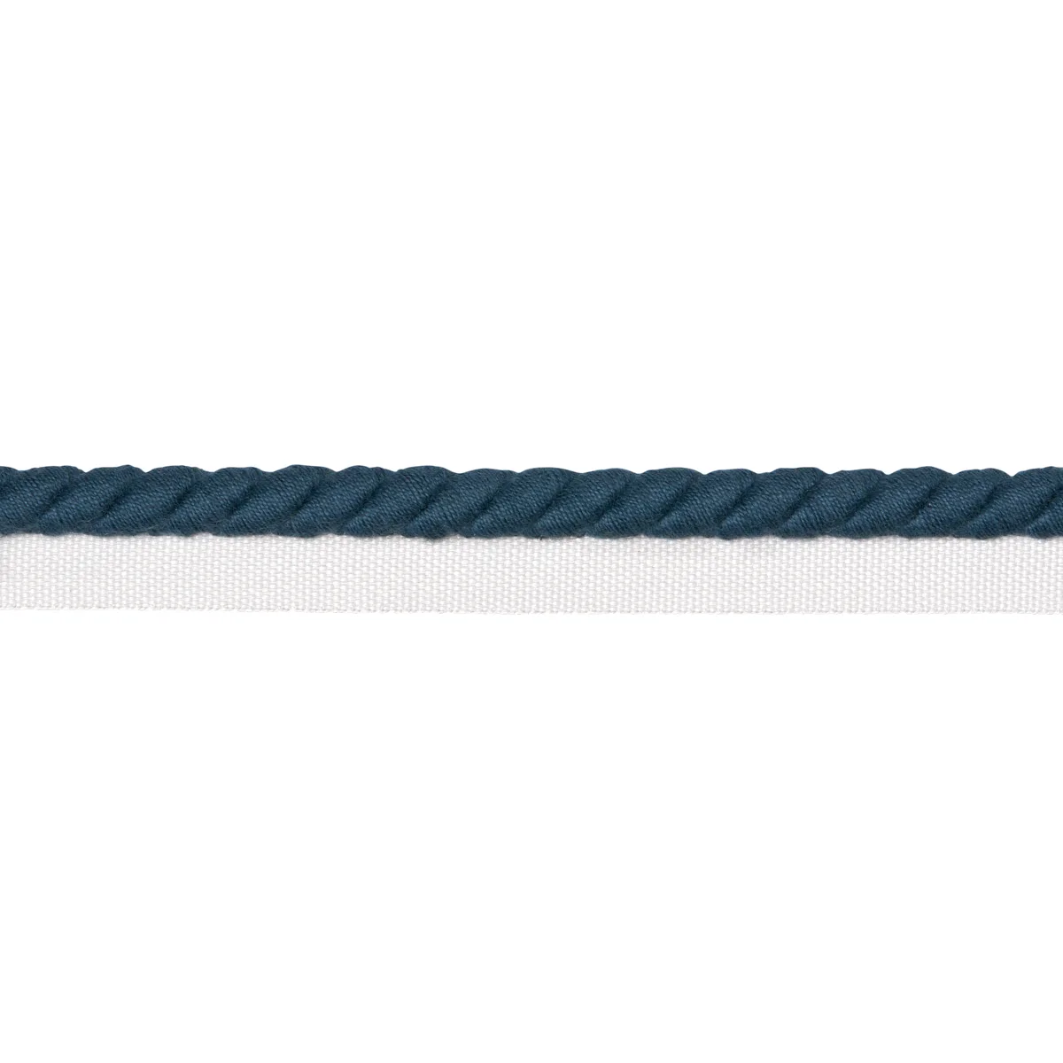Schumacher Henley Cotton Cord trim in Peacock (86513)