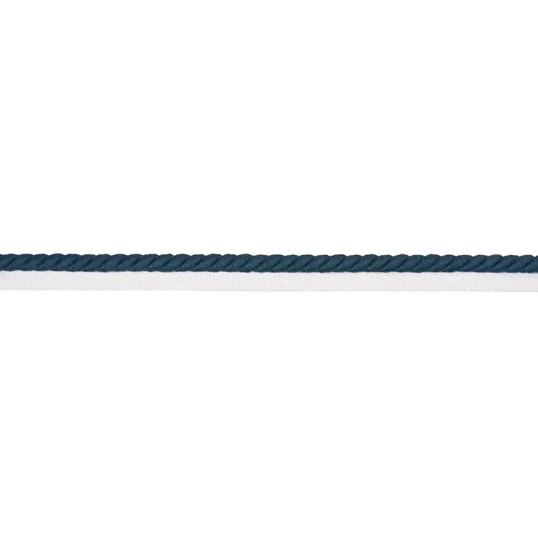 Schumacher Henley Cotton Cord trim in Peacock (86513)