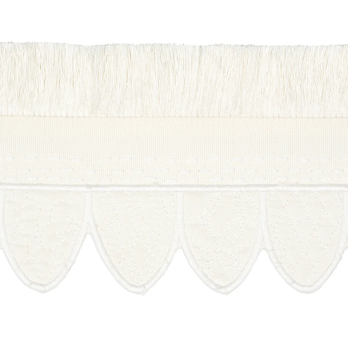 Schumacher Heraldic Trim in Ivory (81180)