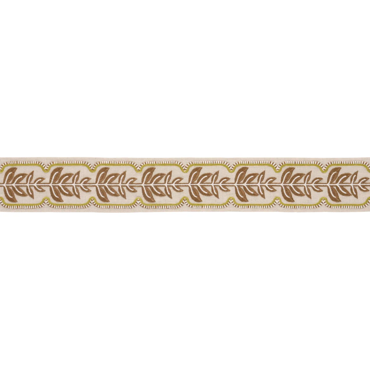 Schumacher High Line Tape trim in Chartreuse (86912)