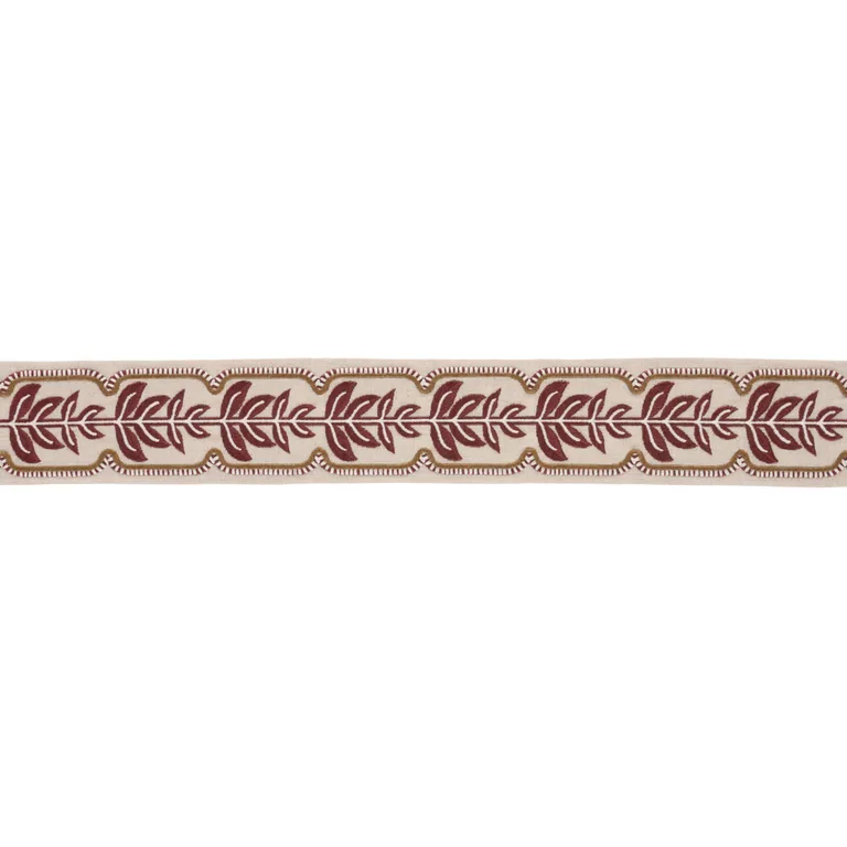 Schumacher High Line Tape trim in Merlot (86911)