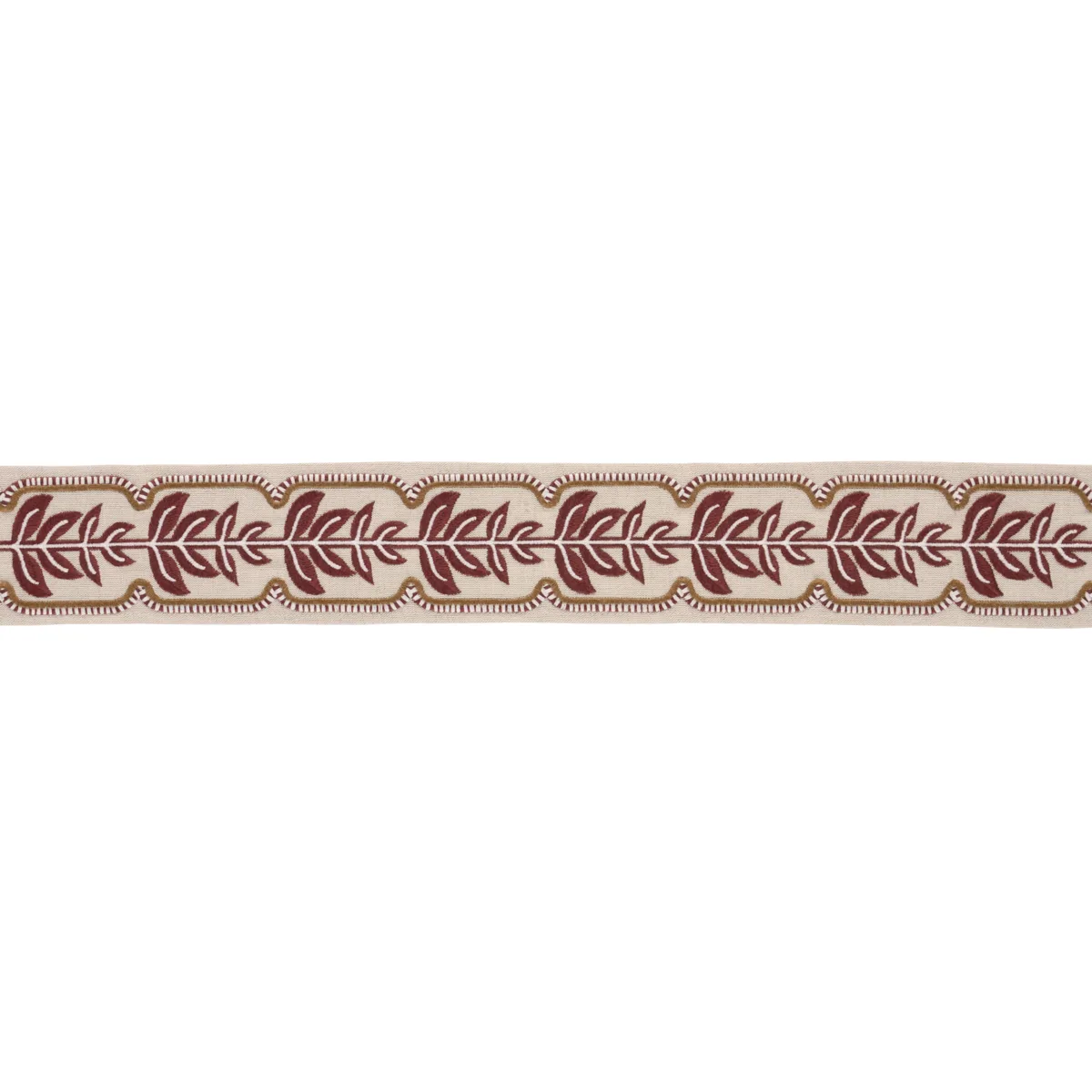 Schumacher High Line Tape trim in Merlot (86911)