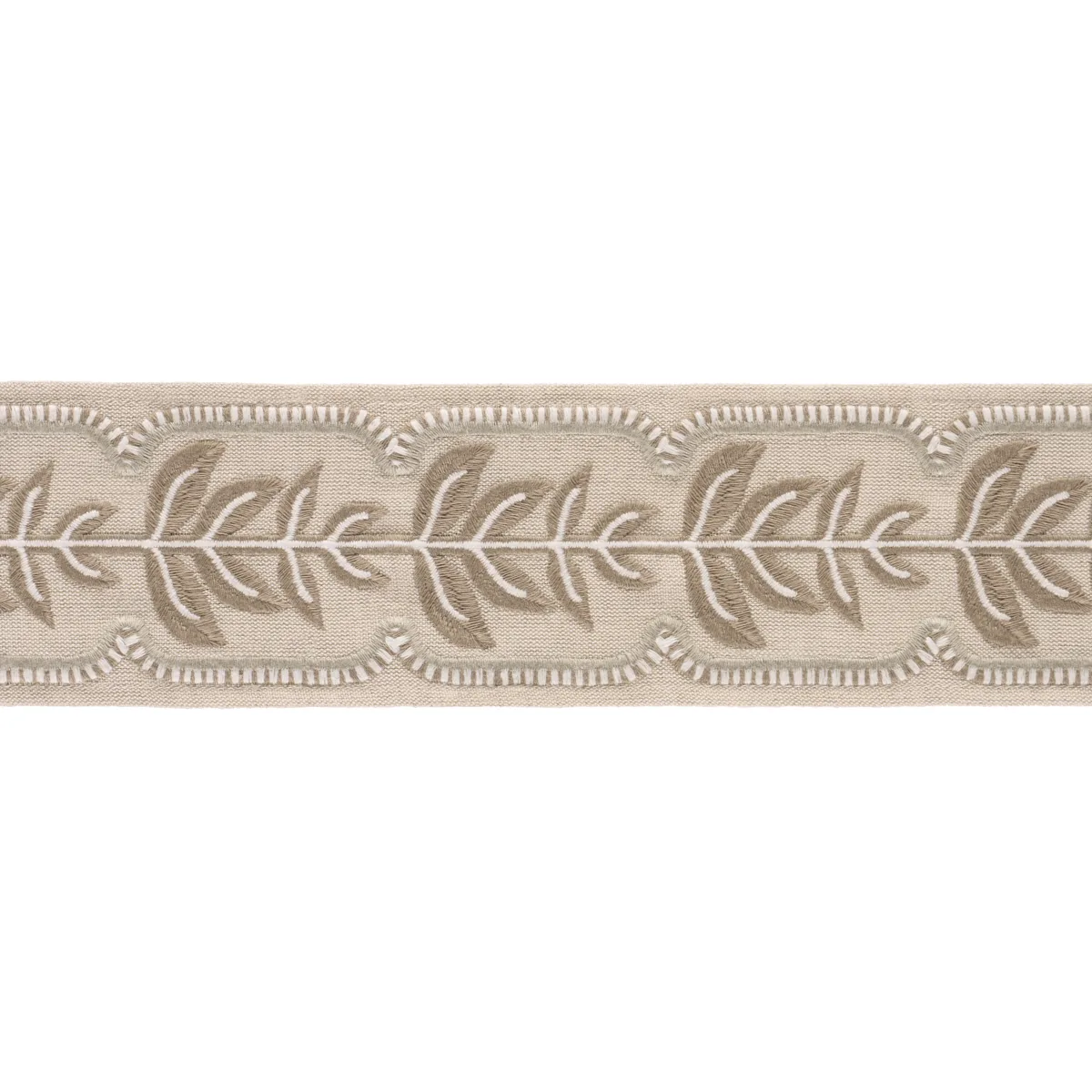 Schumacher High Line Tape trim in Stone (86910)