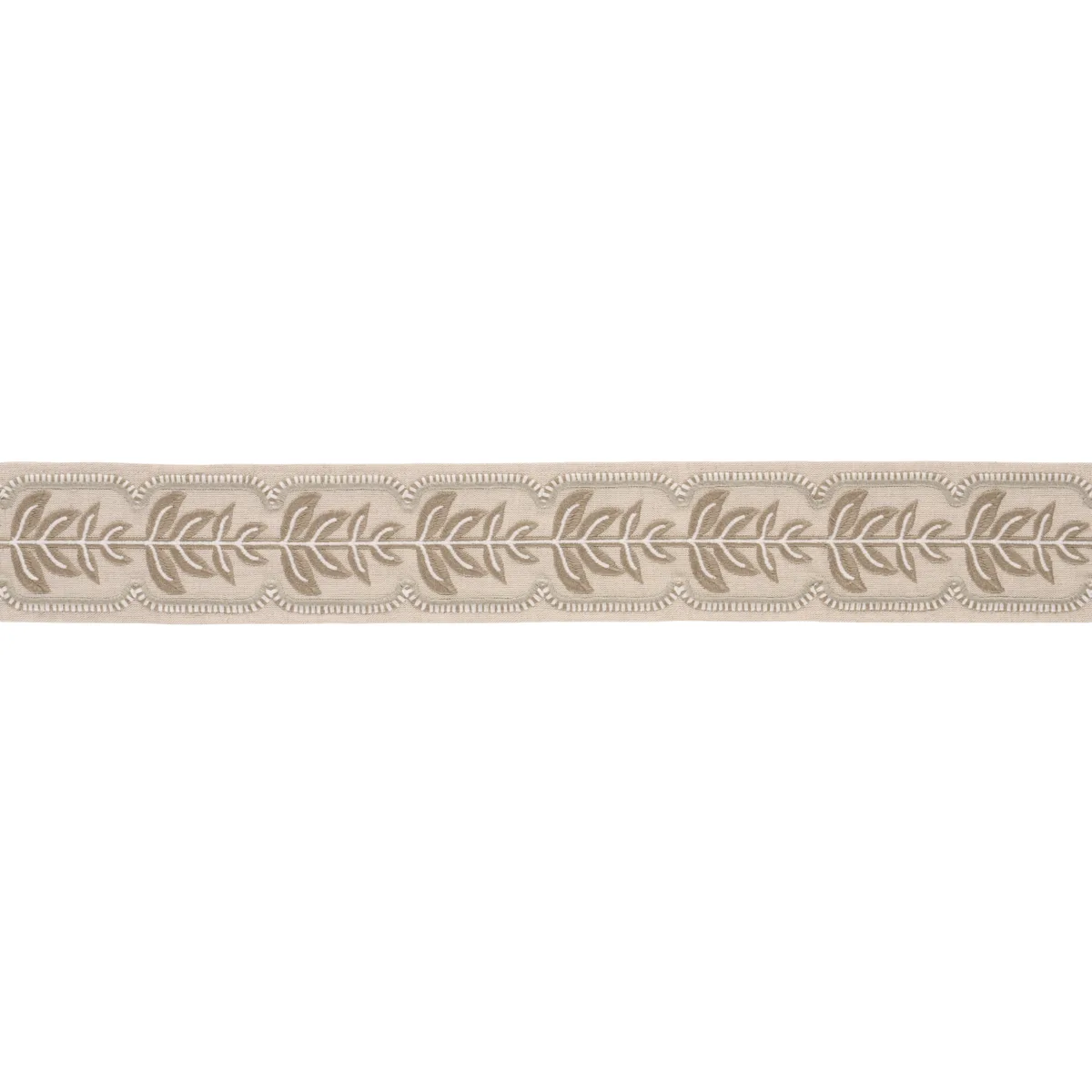 Schumacher High Line Tape trim in Stone (86910)