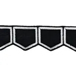 81752 | Honeycomb Trim - Black Schumacher Honeycomb Trim in Black (81752)