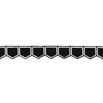81752 | Honeycomb Trim - Black Schumacher Honeycomb Trim in Black (81752)