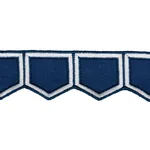 81751 | Honeycomb Trim - Blue Schumacher Honeycomb Trim in Blue (81751)