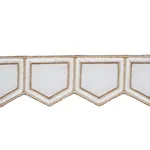 81750 | Honeycomb Trim - Ivory Schumacher Honeycomb Trim in Ivory (81750)
