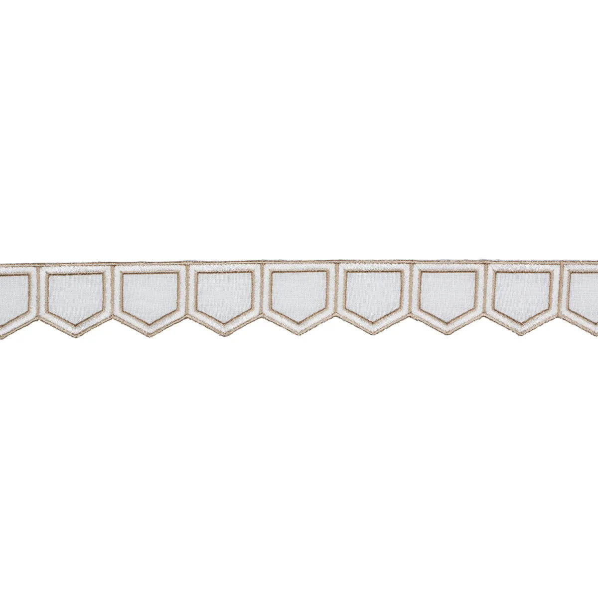 Schumacher Honeycomb Trim in Ivory (81750)