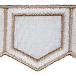 81750 | Honeycomb Trim - Ivory Schumacher Honeycomb Trim in Ivory (81750)