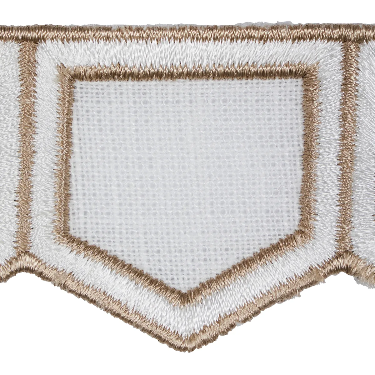 81750 | Honeycomb Trim - Ivory Schumacher Honeycomb Trim in Ivory (81750)
