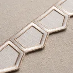 81750 | Honeycomb Trim - Ivory Schumacher Honeycomb Trim in Ivory (81750)