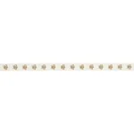 83532 | Hubert'S Bees Tape - Ivory & Gold Schumacher Hubert'S Bees Tape trim in Ivory & Gold (83532)