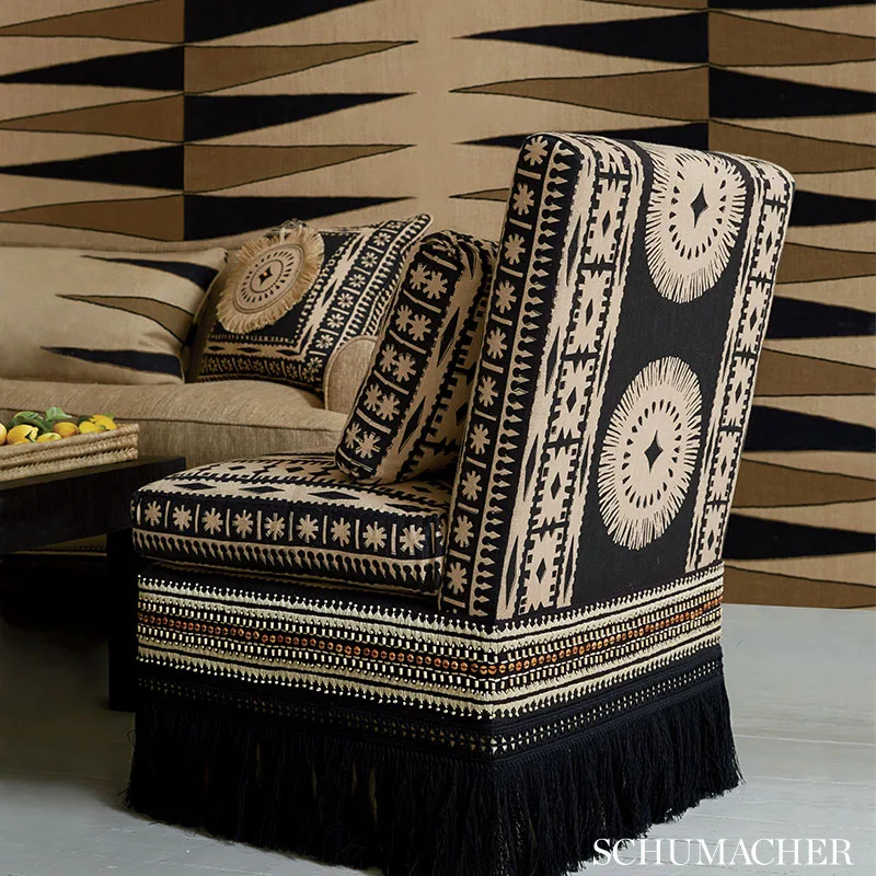 Schumacher Hula trim in Palm (69271)