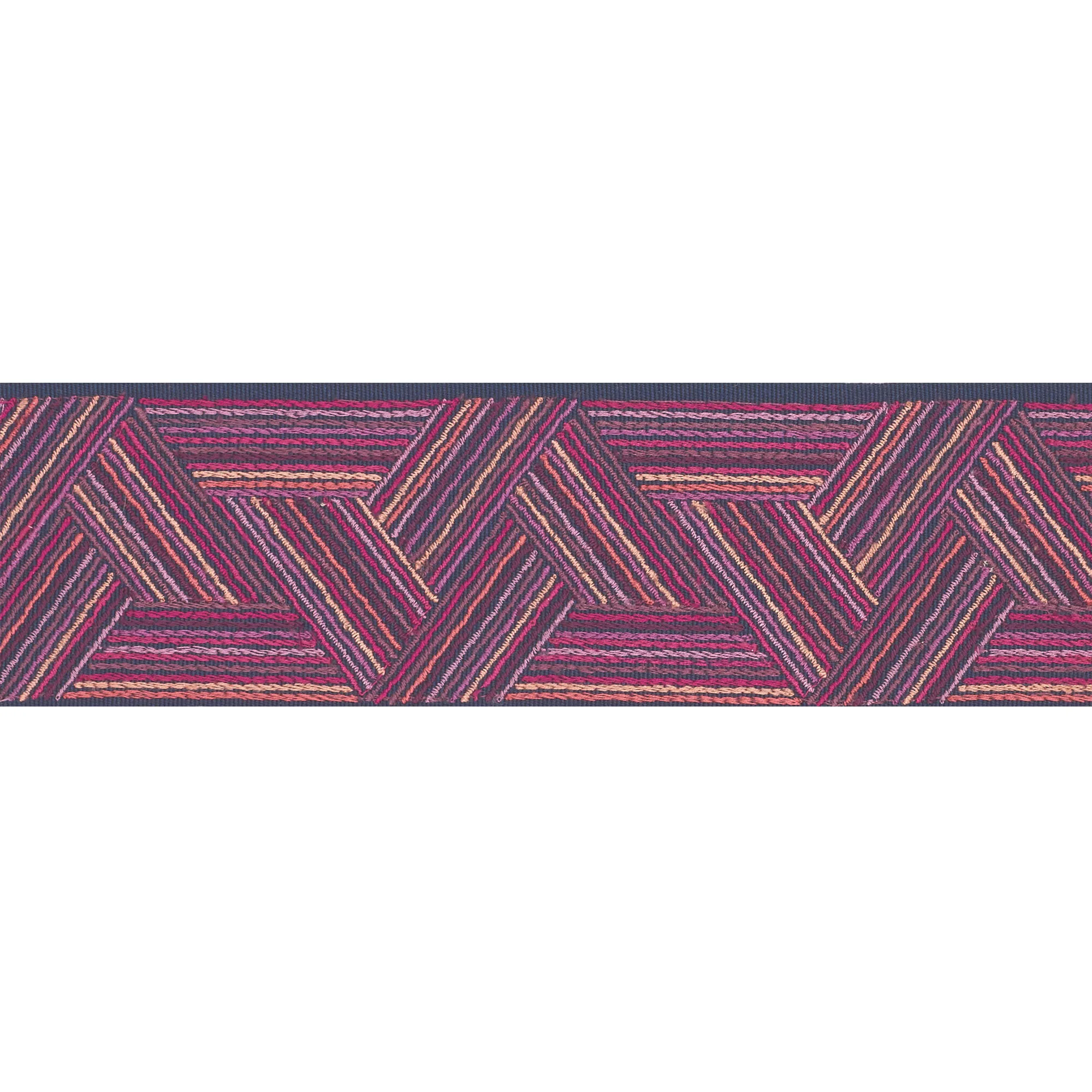 Schumacher Inara Tape trim in Berry (71990)