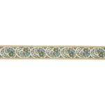 Schumacher Ines Paisley Trim in Mineral & Teal (84440)