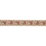 84442 | Ines Paisley Trim - Rose & Cognac Schumacher Ines Paisley Trim in Rose & Cognac (84442)