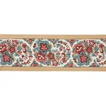 84441 | Ines Paisley Trim - Rouge & Noir Schumacher Ines Paisley Trim in Rouge & Noir (84441)