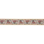 84441 | Ines Paisley Trim - Rouge & Noir Schumacher Ines Paisley Trim in Rouge & Noir (84441)