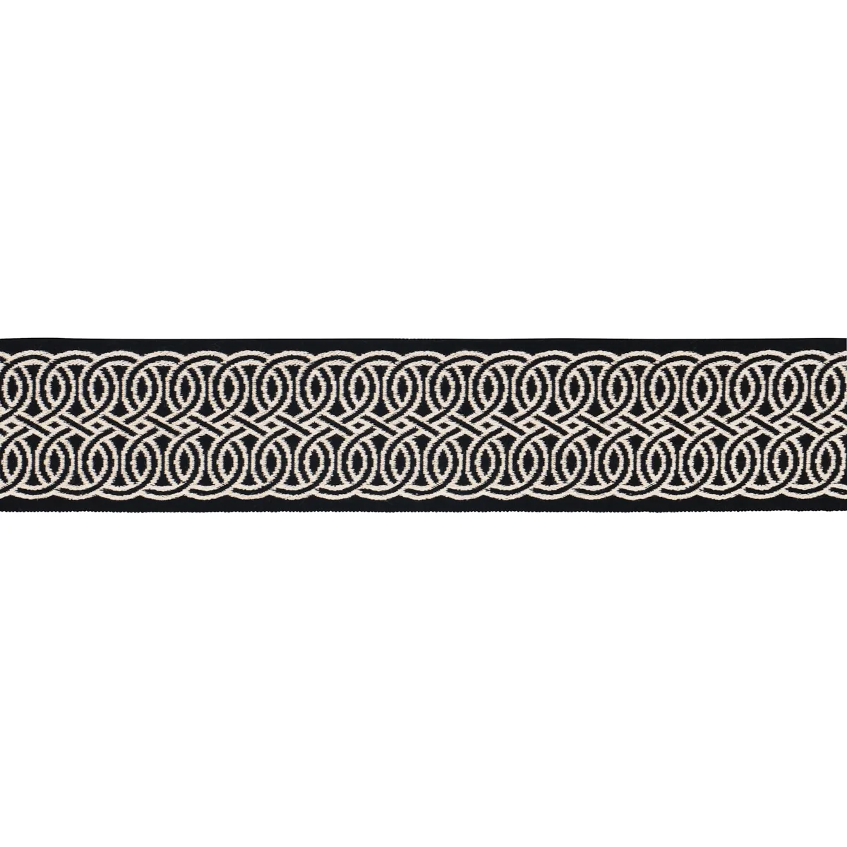 Schumacher Infinito Indoor/Outdoor Trim in Black (83540)