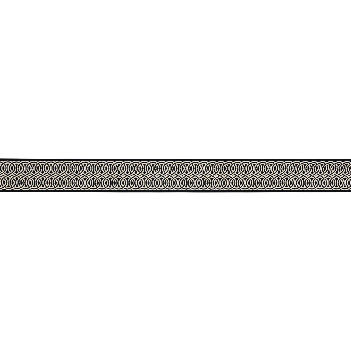 Schumacher Infinito Indoor/Outdoor Trim in Black (83540)