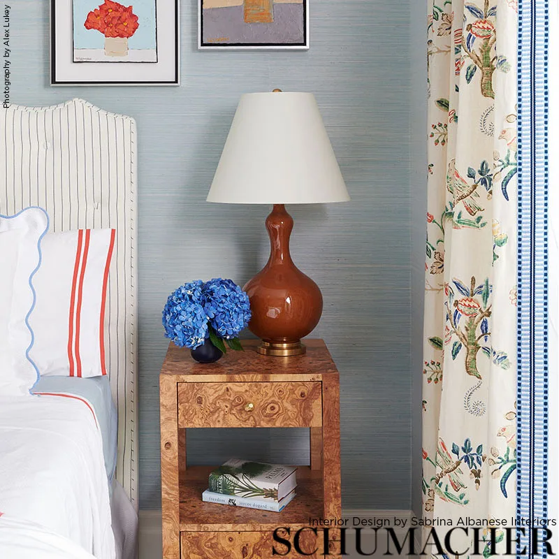 73631 | Jacobsen Tape Indoor/Outdoor - Chambray Schumacher Jacobsen Tape Indoor/Outdoor trim in Chambray (73631)