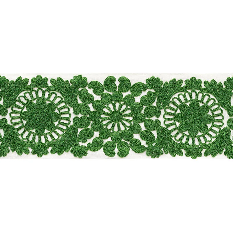 Schumacher Joelle Tape trim in Green (73623)