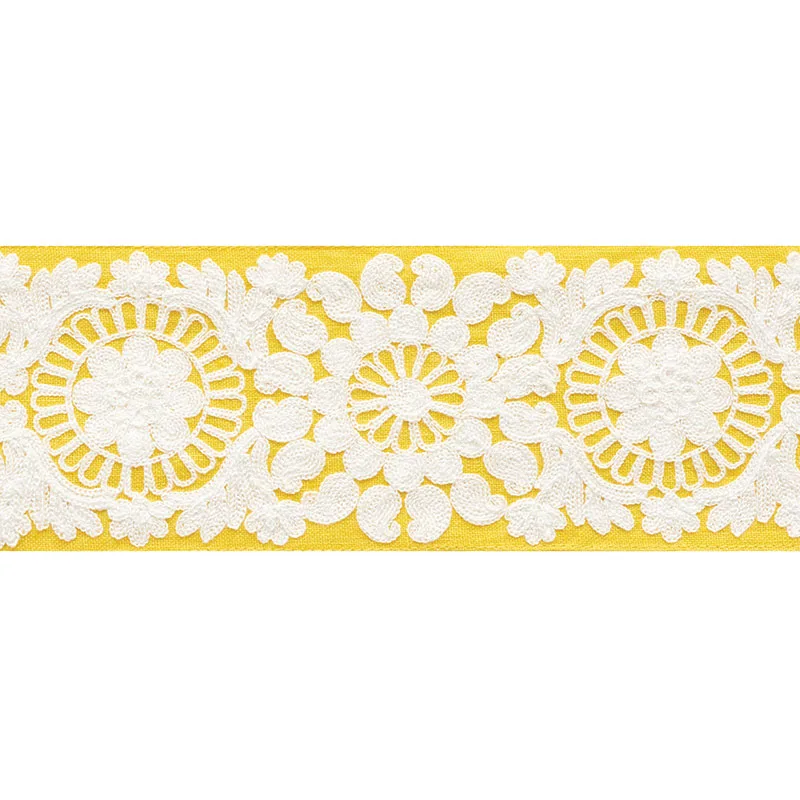 Schumacher Joelle Tape trim in Yellow (73624)