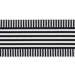Schumacher Keket Stripe Tape trim in Black (81692)