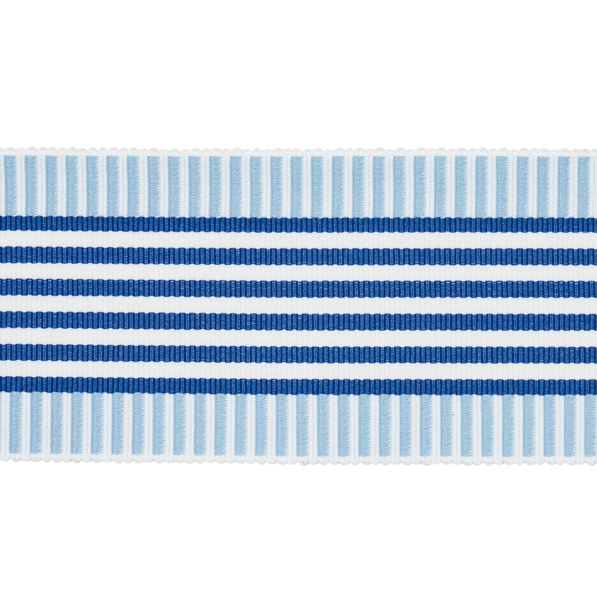 Schumacher Keket Stripe Tape trim in Blues (81690)
