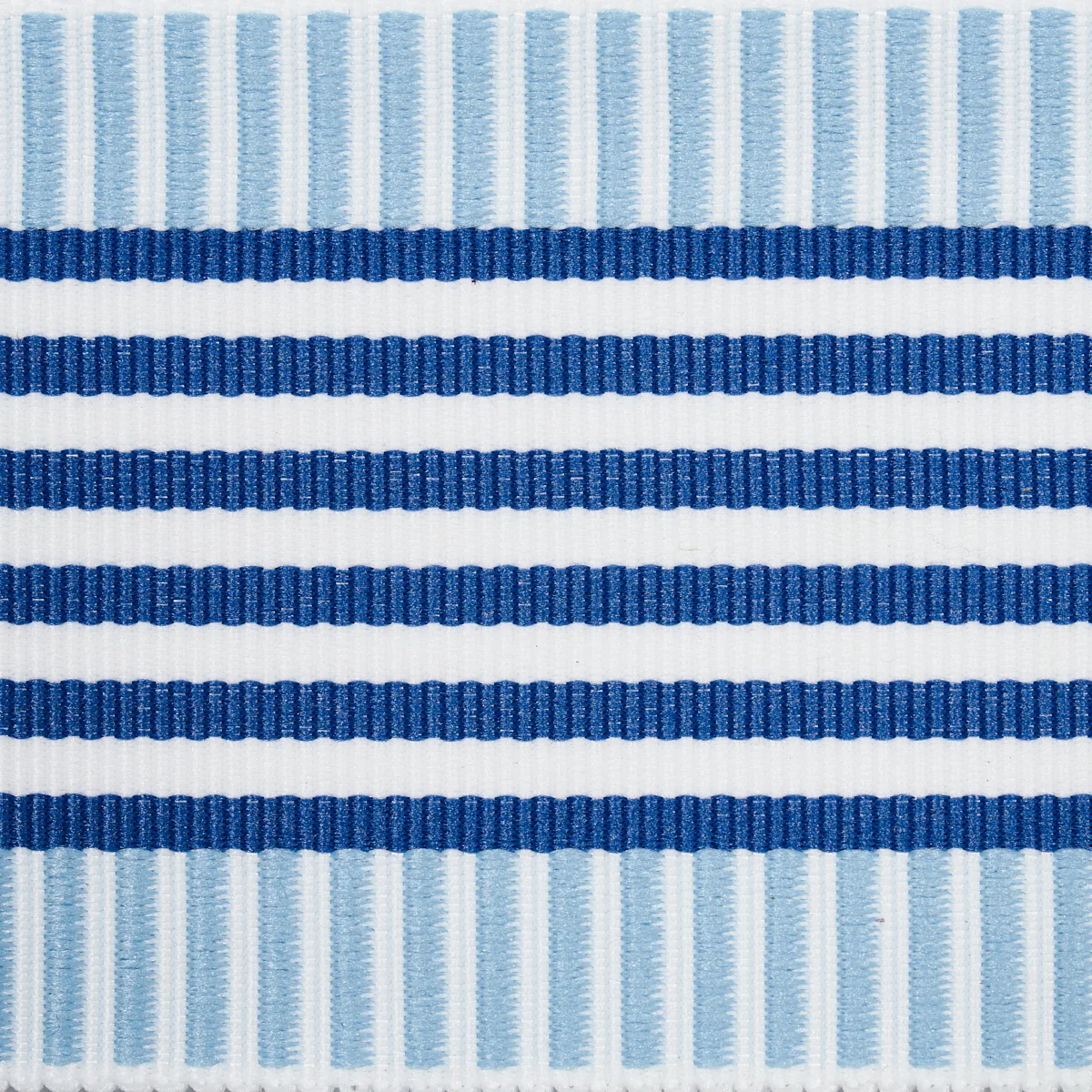 Schumacher Keket Stripe Tape trim in Blues (81690)