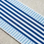 Schumacher Keket Stripe Tape trim in Blues (81690)