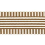 Schumacher Keket Stripe Tape trim in Camel (81691)