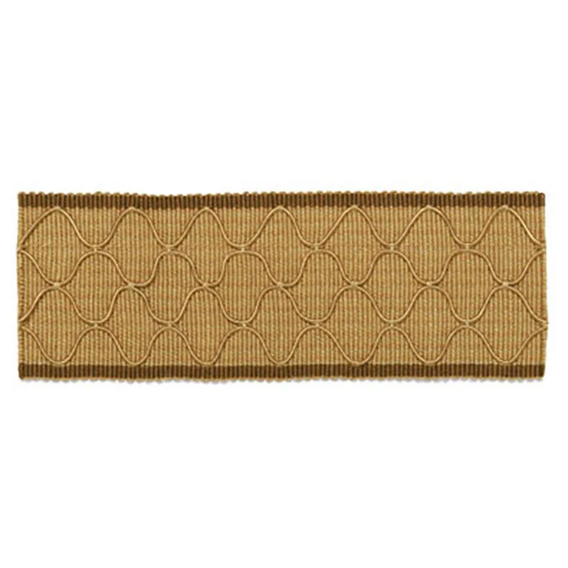Schumacher Kent Braid trim in Camel (63170)