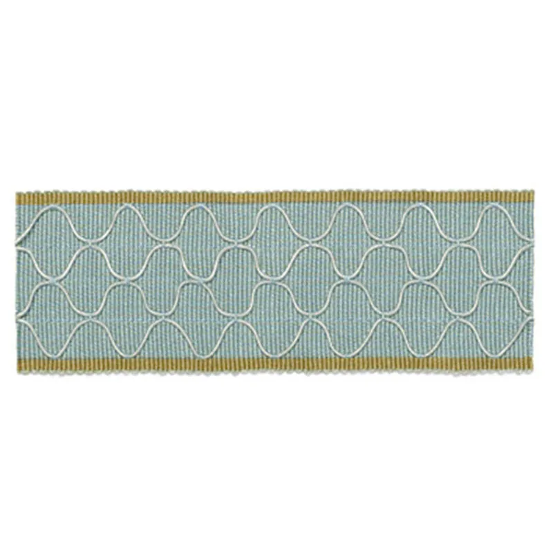 Schumacher Kent Braid trim in Mineral (63173)