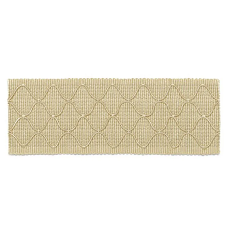 Schumacher Kent Braid trim in Oyster (63175)