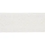 80884 | Knotted Trellis Tape - White on White Schumacher Knotted Trellis Tape trim in White on White (80884)