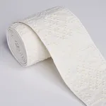 80884 | Knotted Trellis Tape - White on White Schumacher Knotted Trellis Tape trim in White on White (80884)