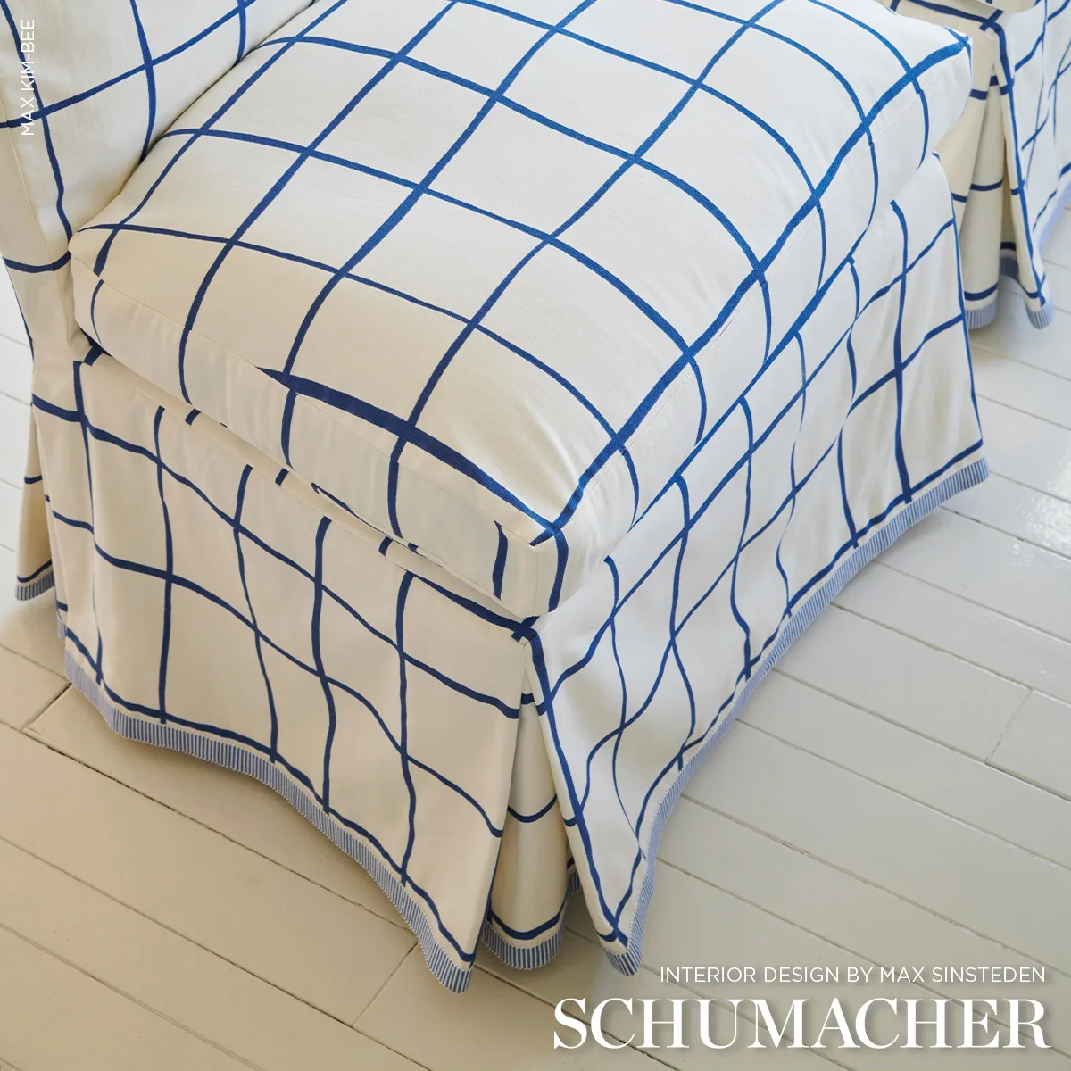 Schumacher Knox Tape trim in Indigo (75583)