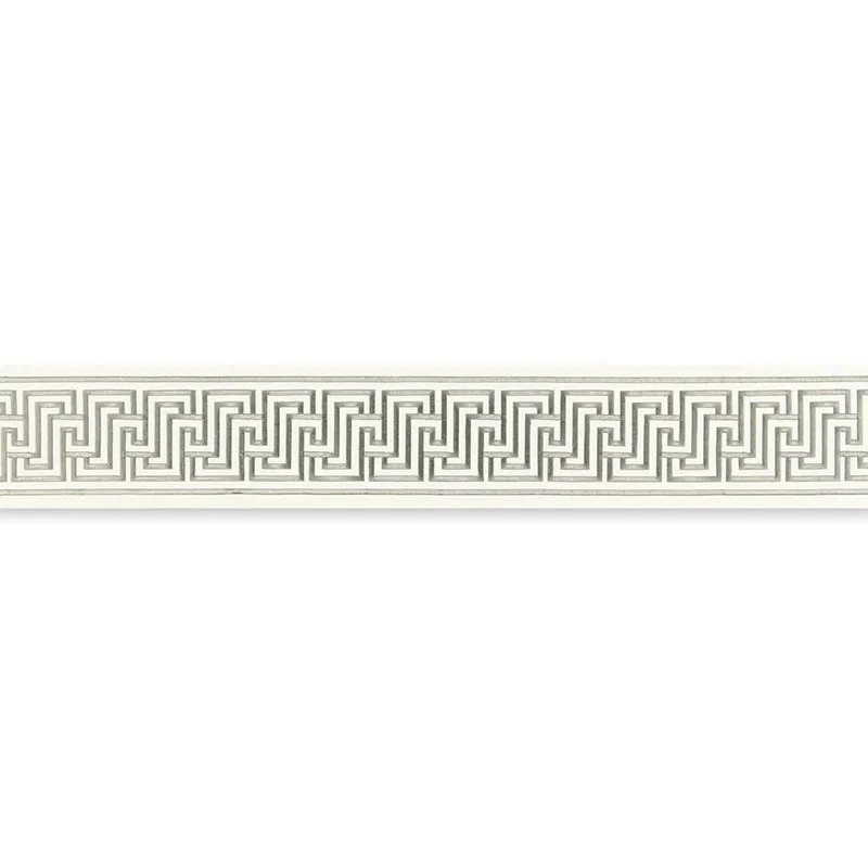 Schumacher Labyrinth Tape trim in Dove (66140)