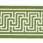 81260 | Labyrinth Tape - Green Schumacher Labyrinth Tape trim in Green (81260)