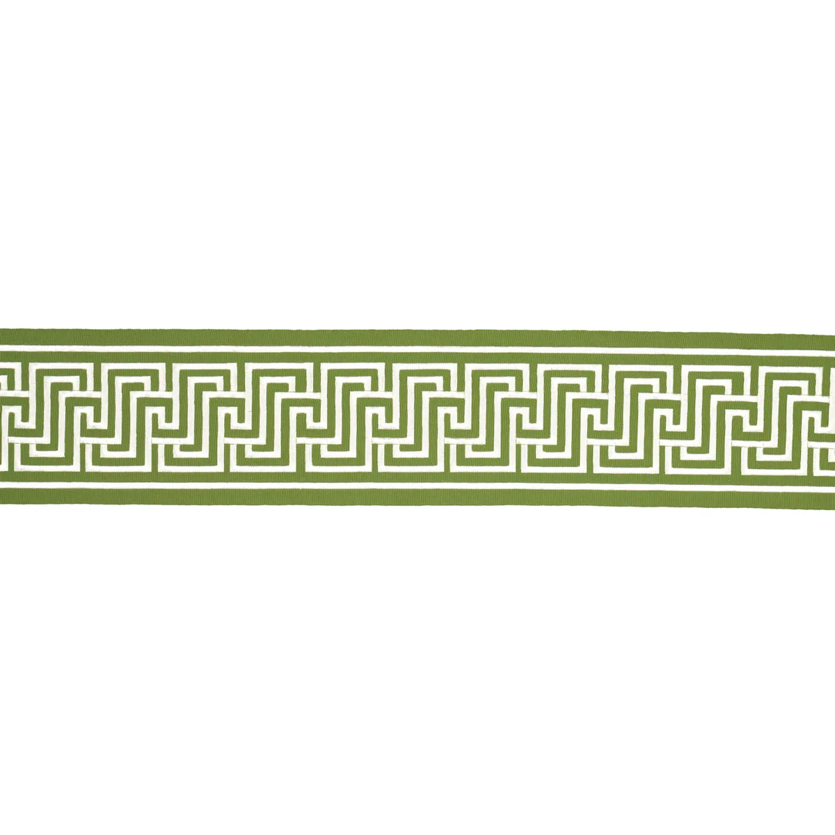 Schumacher Labyrinth Tape trim in Green (81260)