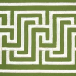 81260 | Labyrinth Tape - Green Schumacher Labyrinth Tape trim in Green (81260)