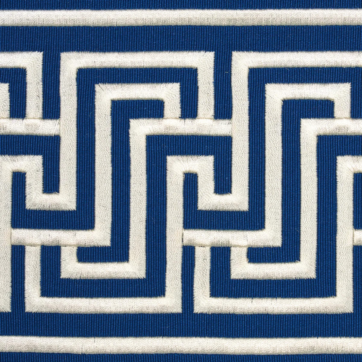 Schumacher Labyrinth Tape trim in Navy (66149)