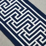 Schumacher Labyrinth Tape trim in Navy (66149)