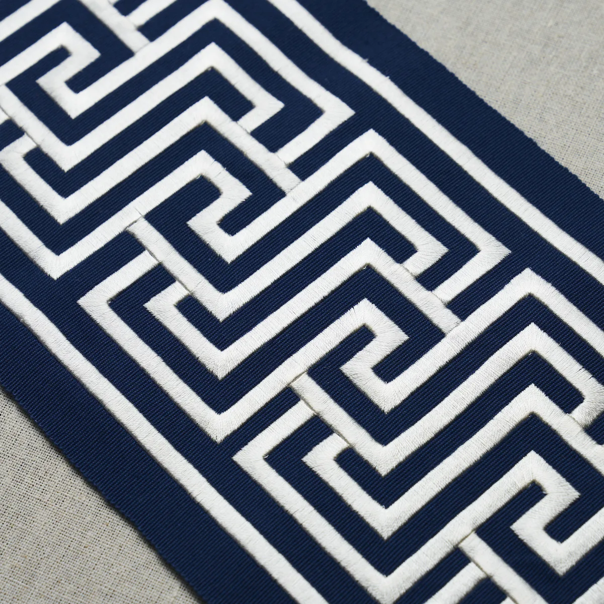 Schumacher Labyrinth Tape trim in Navy (66149)