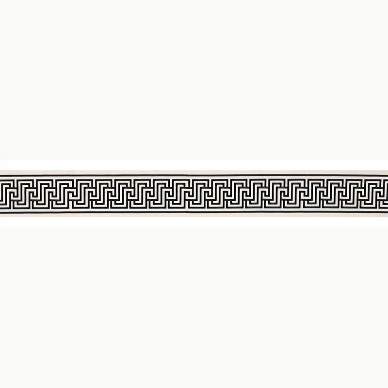 Schumacher Labyrinth Tape trim in Noir (66142)