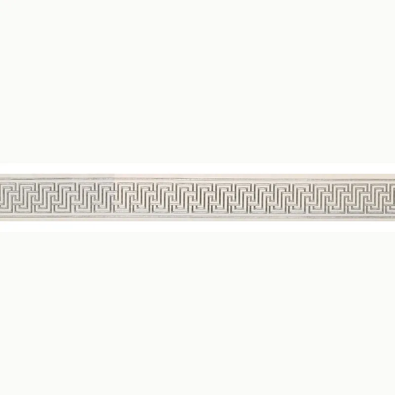 Schumacher Labyrinth Tape trim in Platinum (66145)